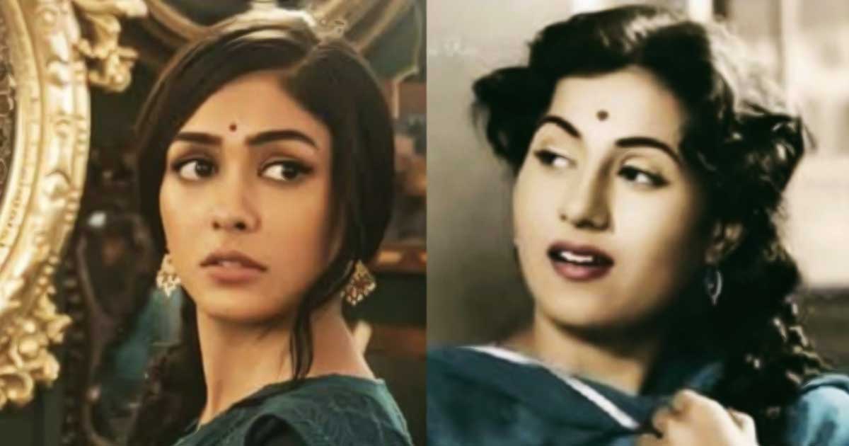 Mrunal Thakur's 'Madhubhala' Look From Her Telugu Film Opposite Dulquer Salmaan Goes Viral!