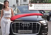 Netizens Troll Shanaya Kapoor, Mock Her ‘Struggle’ Post Her Audi Q7 Purchase Ahead Of Bollywood Debut