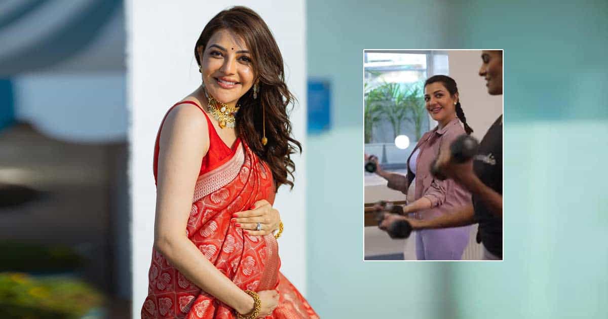 Kajal Aggarwal Gives A Glimpse Of Her Pregnancy Workout & All The Mommies-To-Be Can Take Notes!