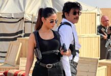 This leaked picture of Sonal Chauhan & Akkineni Nagarjuna from the sets of their film The Ghost will leave you wanting more!