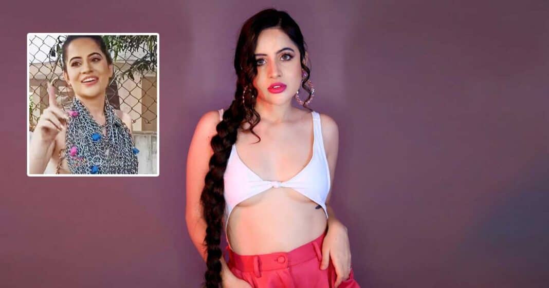 Urfi Javed Gets Brutally Trolled For Stepping Out Topless Wearing Just Chains And Risque Skirt A 9021