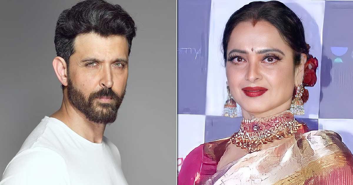 When Rekha & Hrithik Roshan Were Spotted In An Accidental Lip-Lock During A Award Function