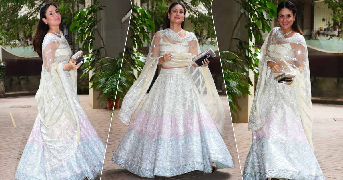 Kareena Kapoor Khan Looks Ethereal In A Shimmery Silver Lehenga At Alia Bhatt & Ranbir Kapoor’s Mehendi, Netizens React, Check Out