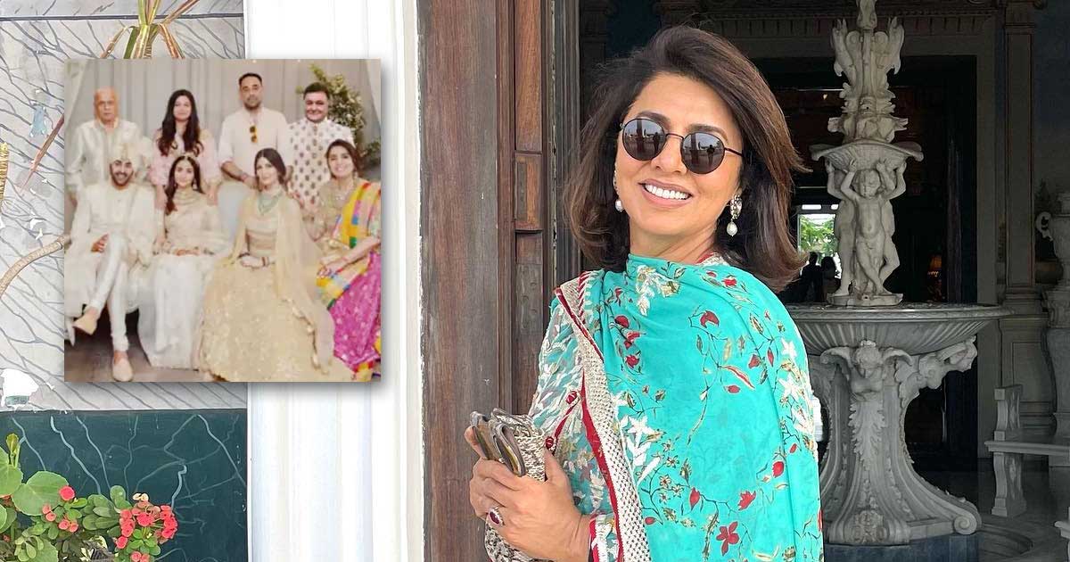 Neetu Kapoor shares fan art incorporating Rishi Kapoor in Ranbir-Alia wedding pic
