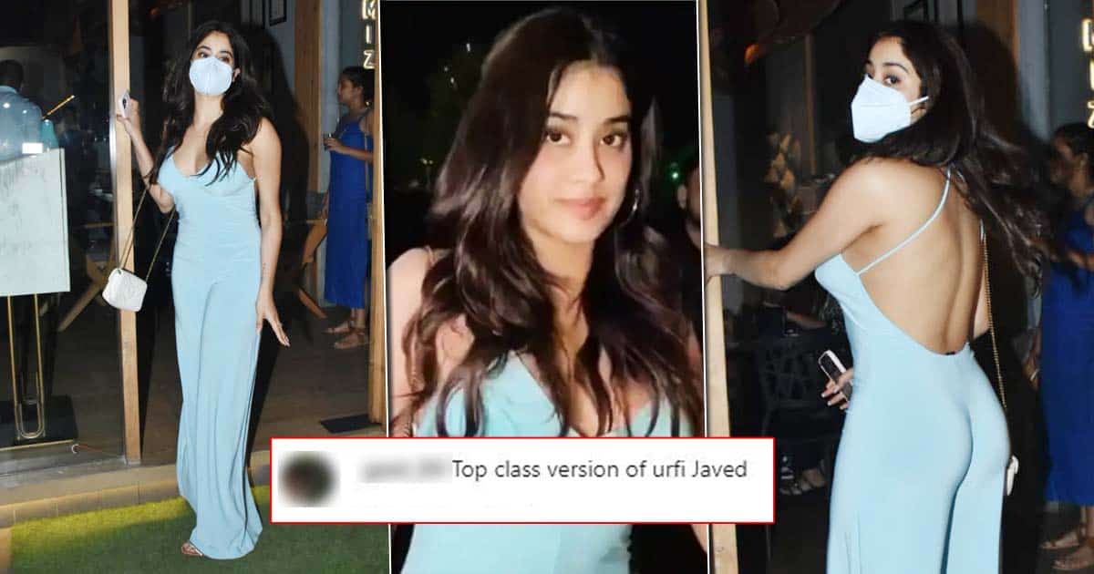 Netizens Are Trolling Janhvi Kapoor Over Her Backless Outfit; Call Her The “Top Class Version Of Urfi Javed”