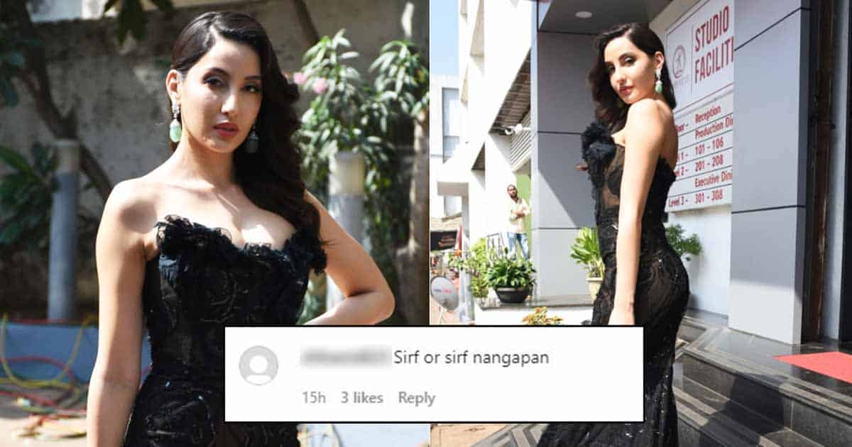 Nora Fatehi Trolled For Her Sheer Black Gown On Dance Deewane Juniors Set; Read Comments