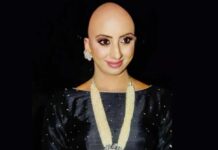 Pregnant Sanjjana Galrani donates her hair as an offering of thanksgiving