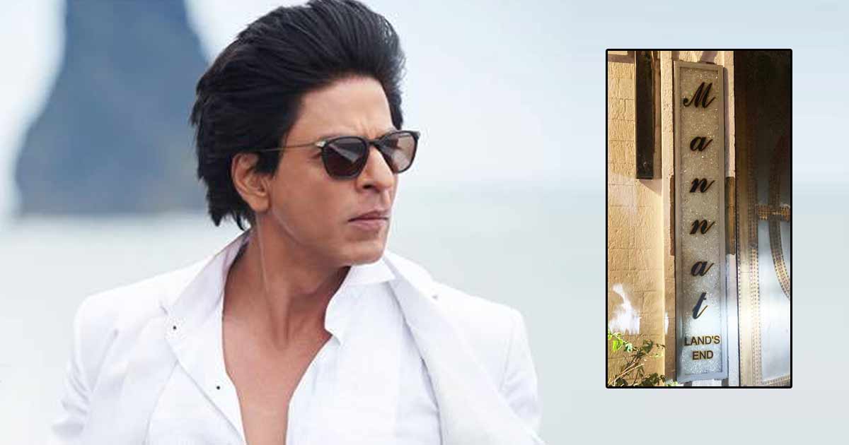 Shah Rukh Khan's New Mannat Nameplate Is Worth A Whopping Amount, Here Are The Deets!