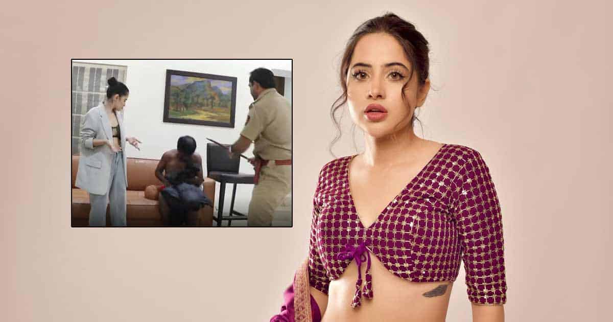 Urfi Javed Gets Pranked! Police Catch Her Red Handed While Shooting An Adult Film- Watch The Hilarious Viral Video