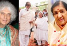 Amitabh Bachchan & Jaya Bachchan Attend Pt. Shivkumar Sharma's Funeral