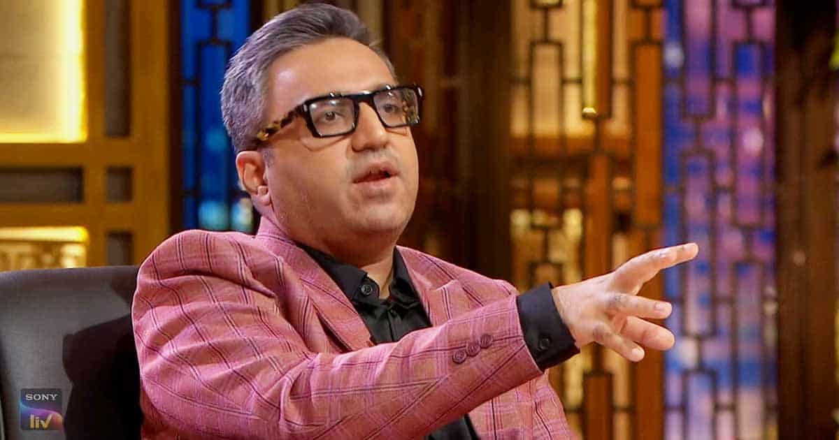 Ashneer Grover Claims They Did Not Make Any Money From Shark Tank India
