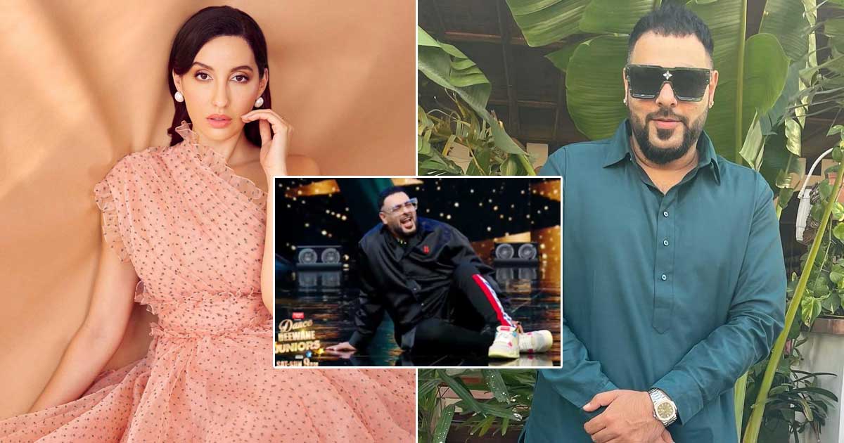 Badshah Falls On His Back After Nora Fatehi Challenges Him To Her Hook Steps As He Calls It 'Pocha Lagana'