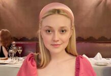 Dakota Fanning wears a necklace with her dead dog's hair
