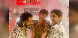 Deepika, Ranveer party with Rebecca Hall at Cannes