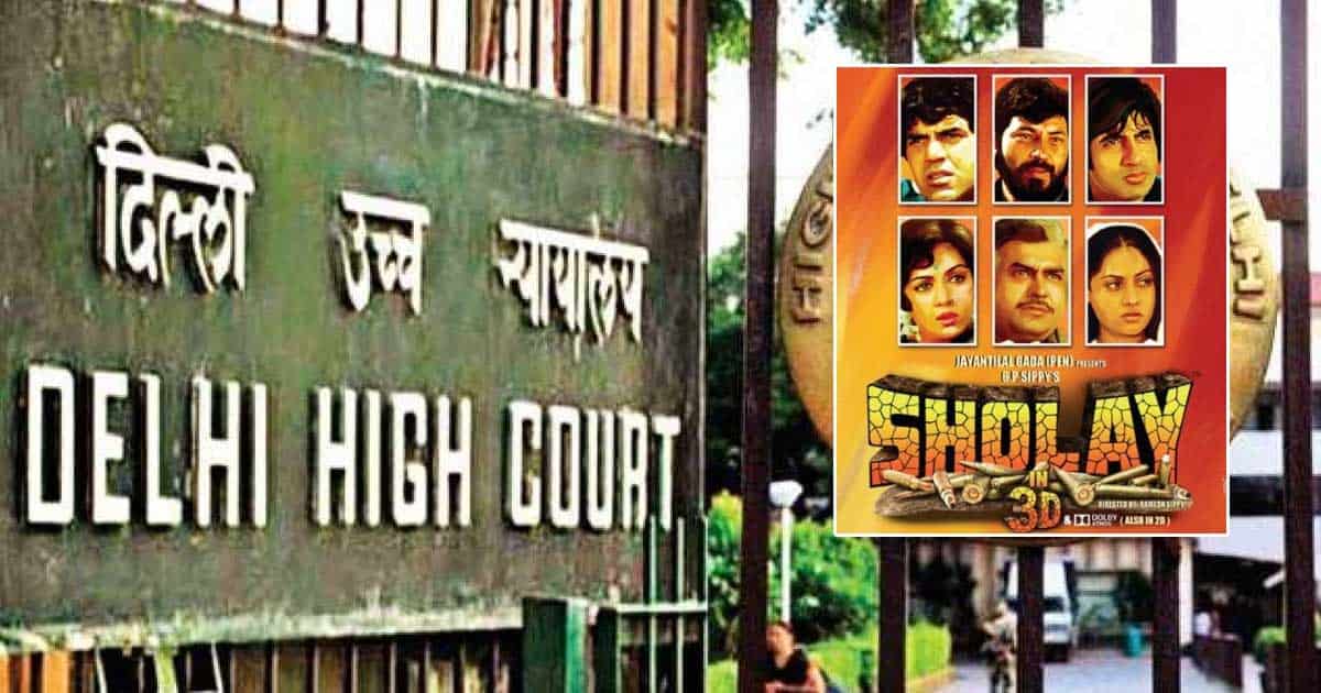Delhi HC imposes Rs 25 lakh cost on website for 'Sholay' infringement