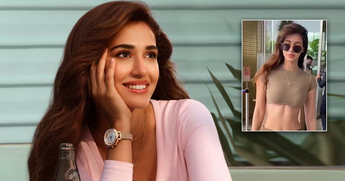 Disha Patani Trolled "... Jaise Mirchi Khayi Ho" As She Flaunts Her Toned Midriff While Making Her Way To The Airport, Check Out