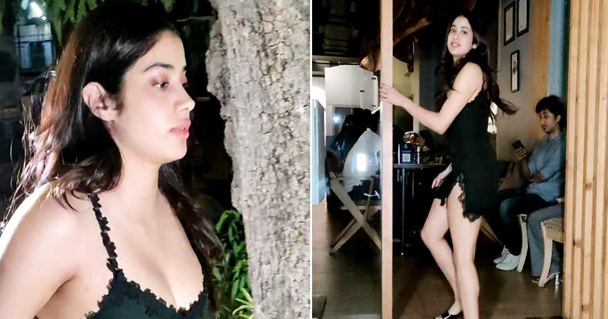 Janhvi Kapoor Brutally Trolled For Lacy Black Little Dress, Deets Inside!