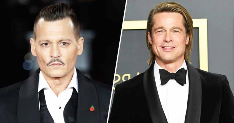 Johnny Depp Worked At A Gas Station, Brad Pitt Was A Chicken Mascot ...