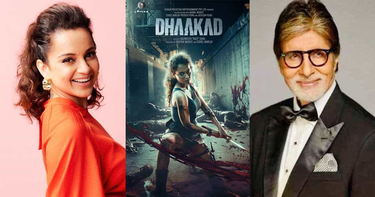Kangana Ranaut Reacts To Amitabh Bachchan Deleting Tweet Featuring Dhaakad Trailer; Read On