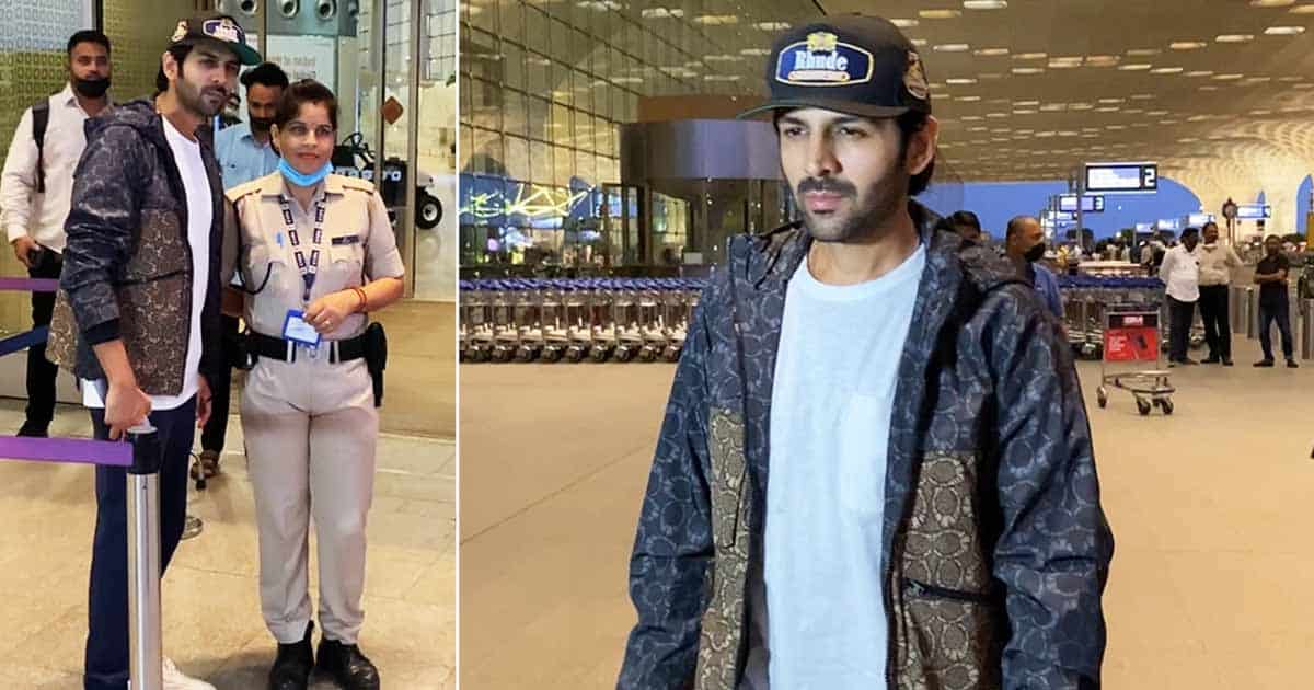 Kartik Aaryan Gets Trolled For Promoting Bhool Bhulaiyaa 2 With A CISF Officer At The Airport - Deets Inside