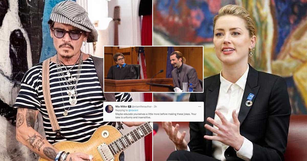 SNL Mocks Johnny Depp & Amber Heard Defamation Trial & Netizens Say Its 