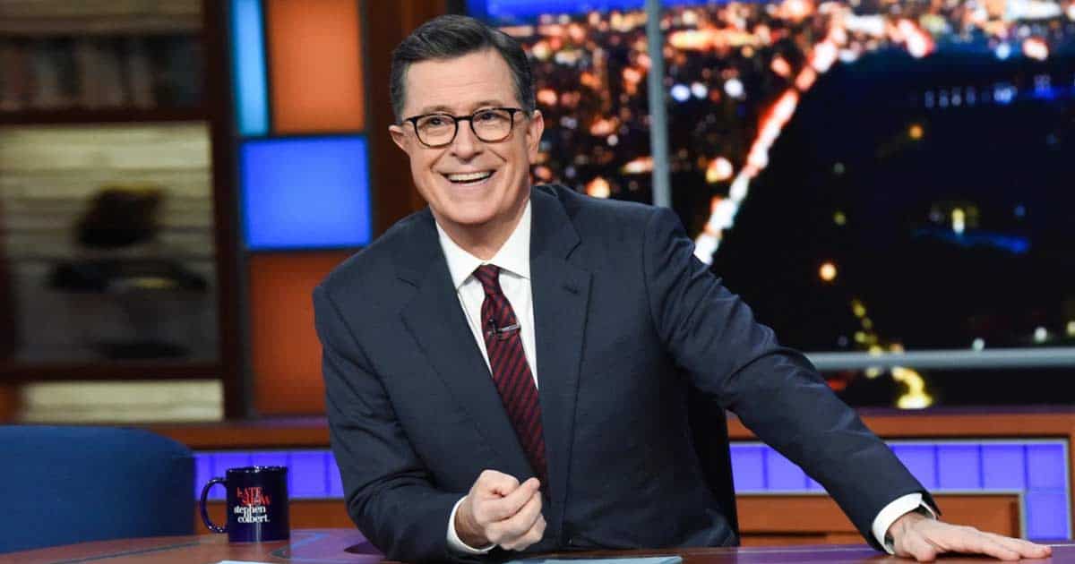 The Late Show With Stephen Colbert's Host Returns To The Sets A Week After Covid Scare
