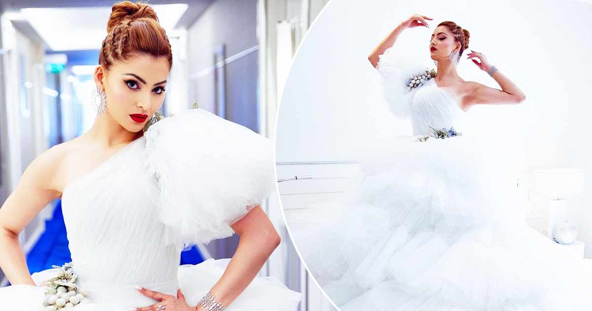 Urvashi Rautela Turns Snow White In 2Cr 86 L Tony Ward Grapes Gown As She Makes Debut Cannes Film Festival In French Riviera