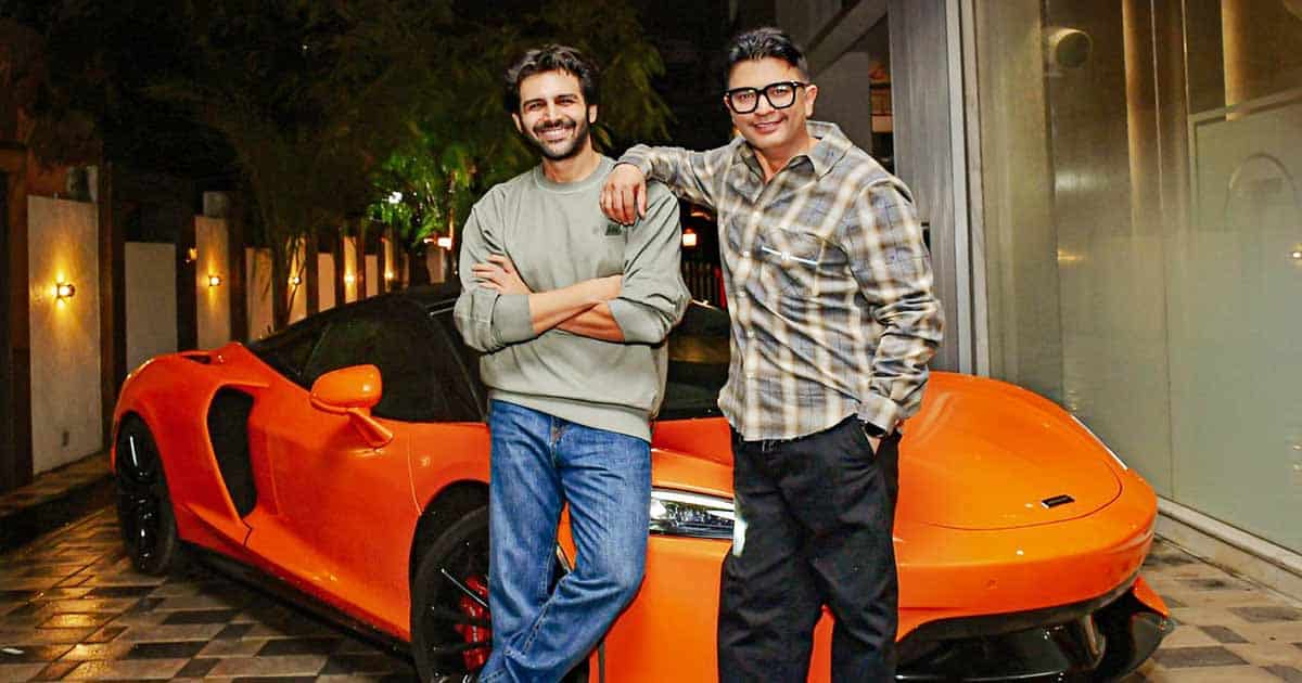 Bhushan Kumar Gifts A Swanky Mclaren To Kartik Aaryan. The Young Superstar Becomes India’s First Proud Owner!