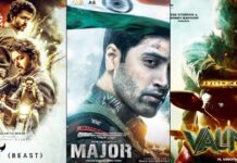 Box Office - Major (Hindi) fights it out, is much better than biggies like Raw (Beast) and Valimai (Hindi)