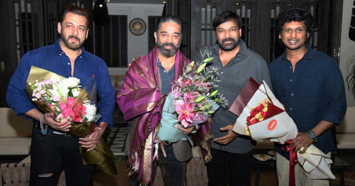 Chiranjeevi, Salman Khan honour Kamal Haasan for 'Vikram' success