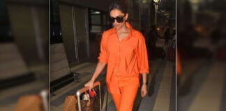 Deepika Padukone Makes A Stylish Appearance In A Bright Orange Coloured Co-Ord Set, Netizens Troll - Deets Inside