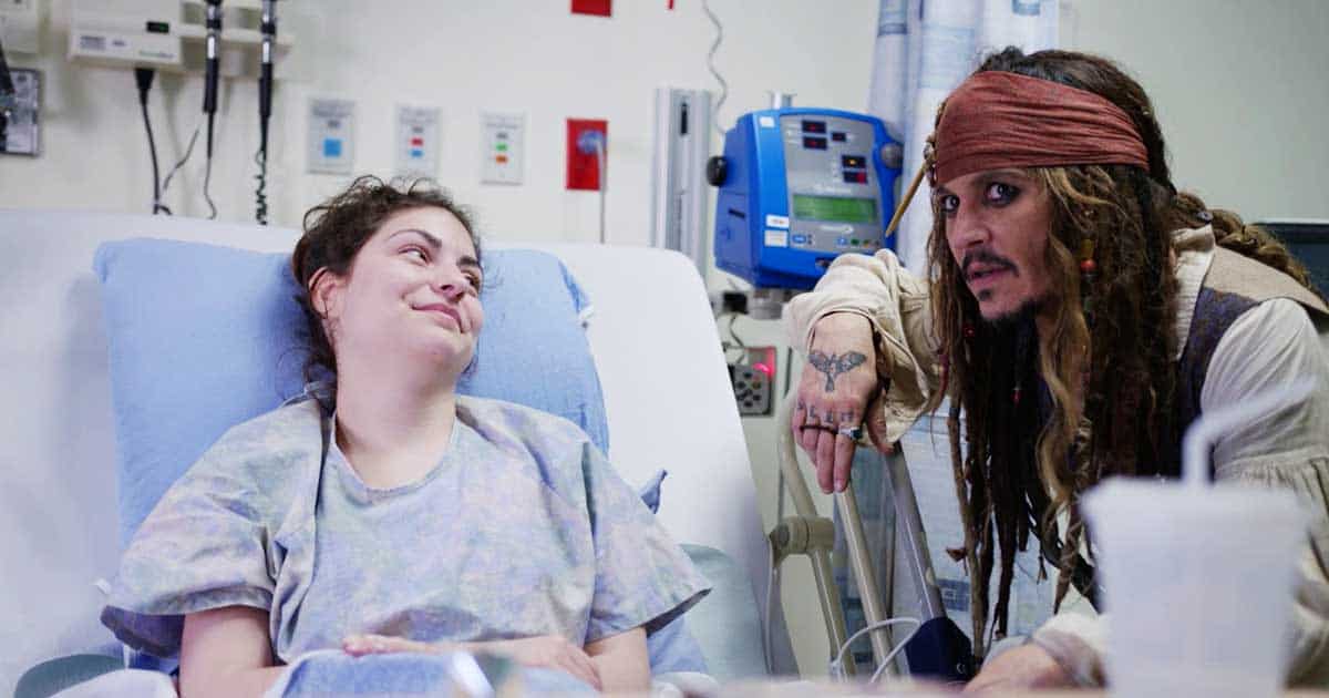 Johnny Depp Used To Visit Hospitals Dressing Up As Jack Sparrow From Pirates Of The Caribbean To Cheer Up Patients & Daughter Lily-Rose Depp Has A Huge Role In It!