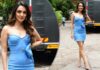 JugJugg Jeeyo Fame Kiara Advani's Body-Hugging Extremely Short Blue Bodycon Dress Exposes Her Breathtaking Figure – See Pics