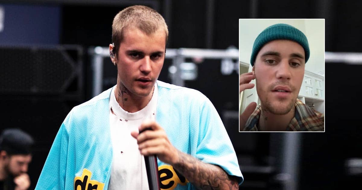 Justin Bieber Reveals Suffering Partial Face Paralysis