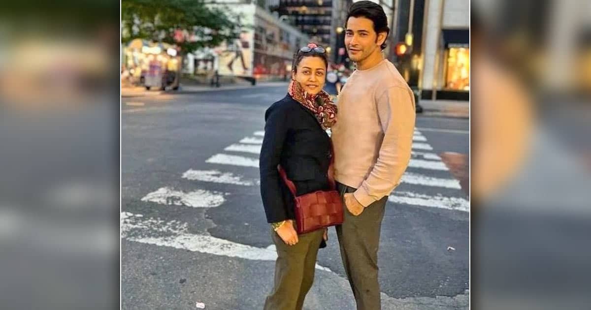 Mahesh Babu Shares A Postcard Pic With Wife Namrata Shirodkar From NYC On Instagram