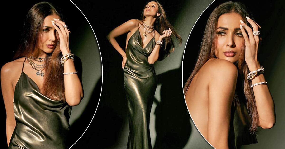 Malaika Arora Raises The Oomph Factor In A Backless Metallic Dress & It’s Just Too Much To Handle