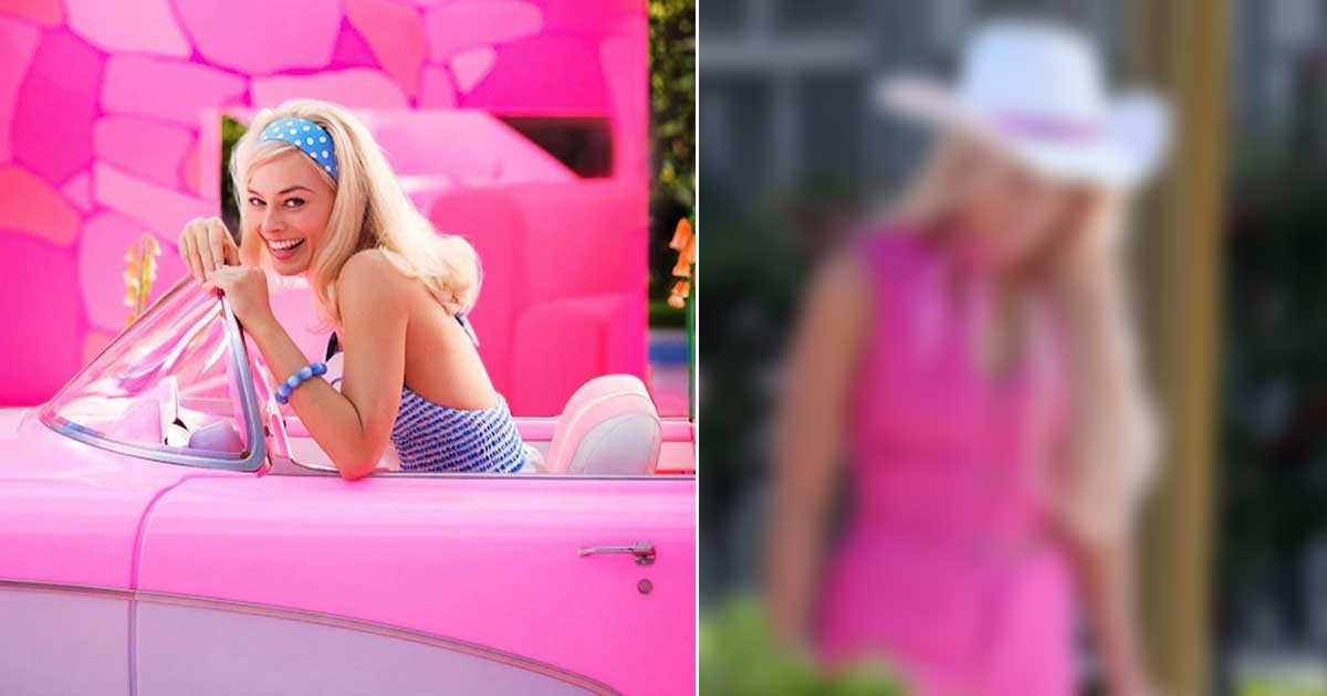 Margot Robbie's Leaked Pink Waistcoat Look From Barbie Sets Has Us All Going 'Life In Plastic, It's Fantastic'