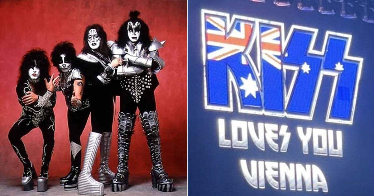 Rock band 'KISS' Projects Australian Flag Instead Of Austria's At Vienna Concert