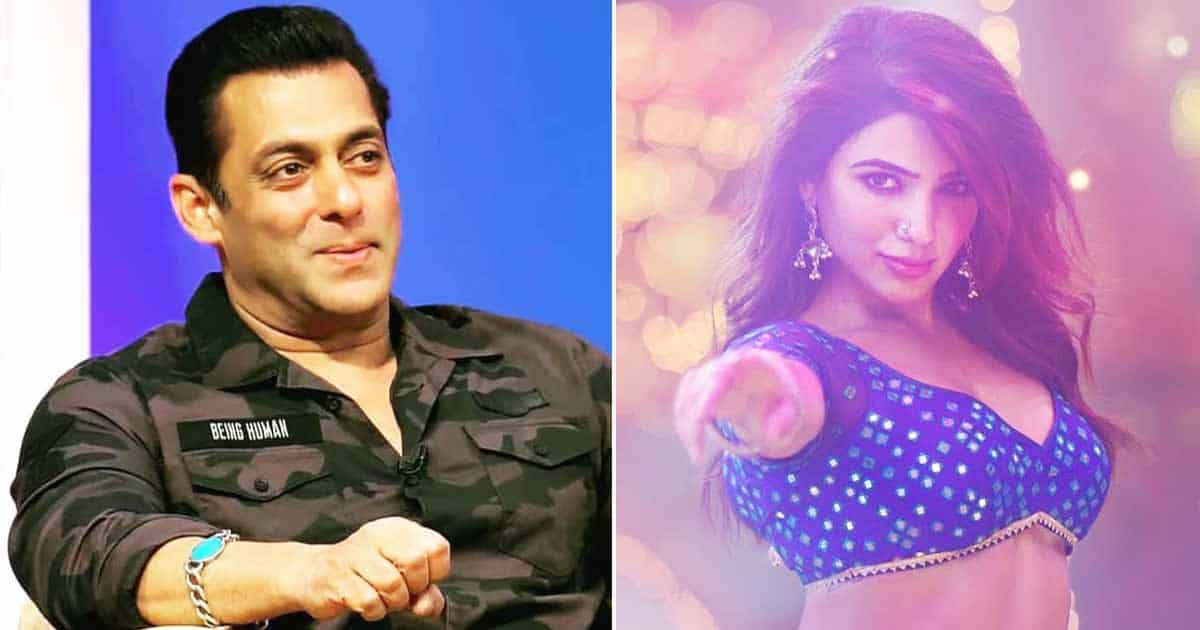Salman Khan Goes "Oo Antava" As He Speaks About The Song Which Inspired Him Recently, Samantha Reacts