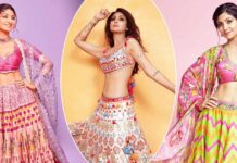 Shilpa Shetty Kundra In Colourful Lehengas Is A Sight To Behold - The Adaa, The Abs On Display Uff!
