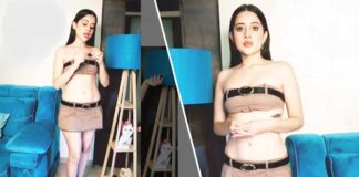 Uorfi Javed Dons A Belt-Bralette And Low Waisted Skimpy Skirt & Here's What Netizens Have To Say Bout It