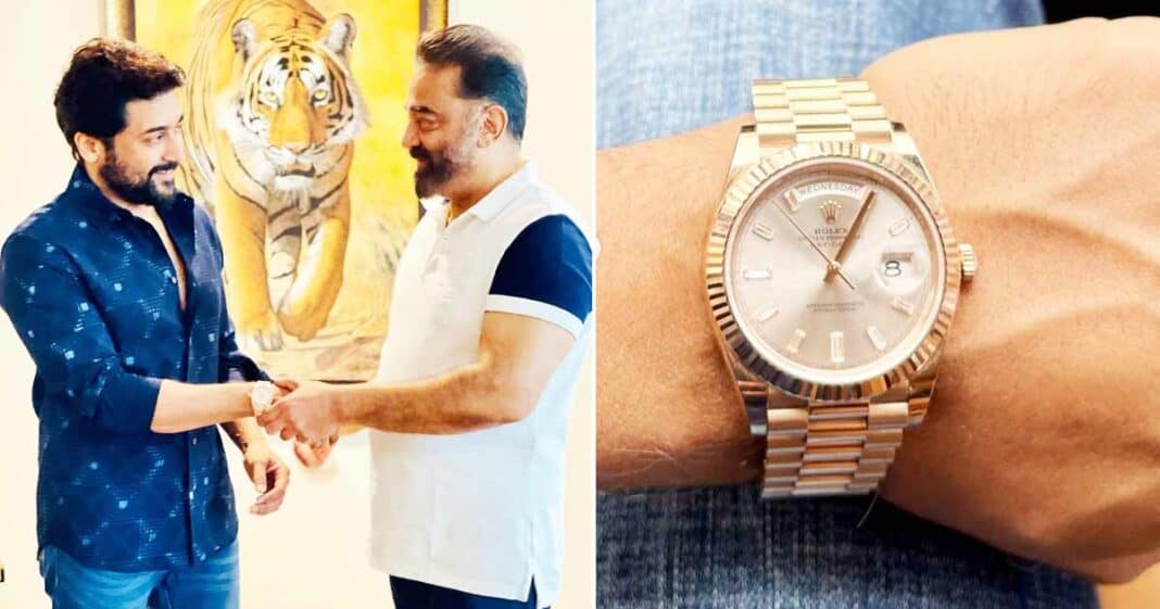 Vikram: Rolex Meets Rolex! Kamal Haasan Gifts An Expensive Watch To ...
