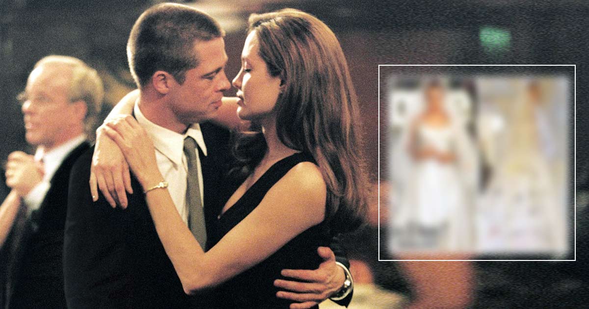 When Angelina Jolie Wore An Exclusive Atelier Versace Gown On Her Wedding With Ex-Husband Brad Pitt Featuring Drawings From Her Six Children - Deets Inside