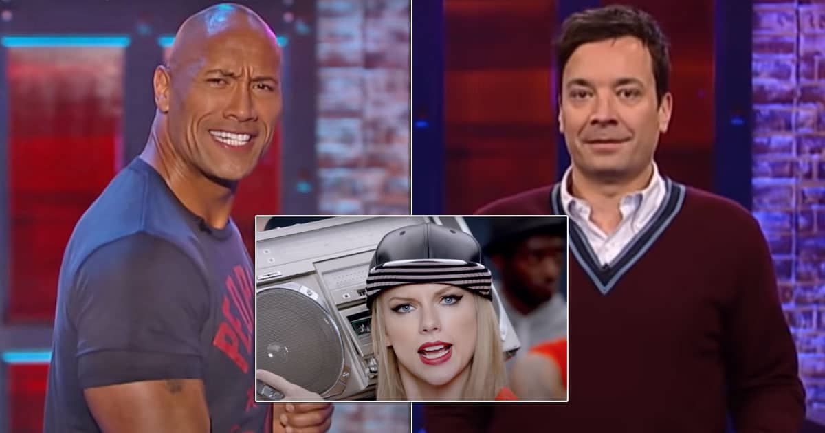 When Dwayne Johnson Turned Into A Taylor Swift From Parallel Universe While Grooving On 'Shake It Off', Also Showed His F*ck Finger To Jimmy Fallon - See Video