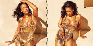 When Rihanna Dipped In A S*xy Mini Dress & Shone So Gold That You'll Almost Forget To Look What She Actually Wore!