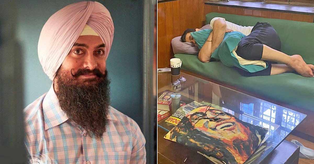 Aamir takes power nap in the thick of 'Laal Singh Chaddha' post-production
