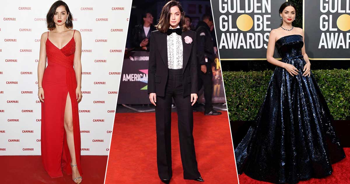 Ana De Armas’ Sensual Aura Takes Her Red Carpet Game To Another Level! From High Slits To Pantsuits, She Can Se*ify Anything - K