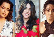 Ekta Kapoor Hits Back When Asked About Similarity Working With Kangana Ranaut & Taapse Pannu, “What Kind Of Question Is This?"