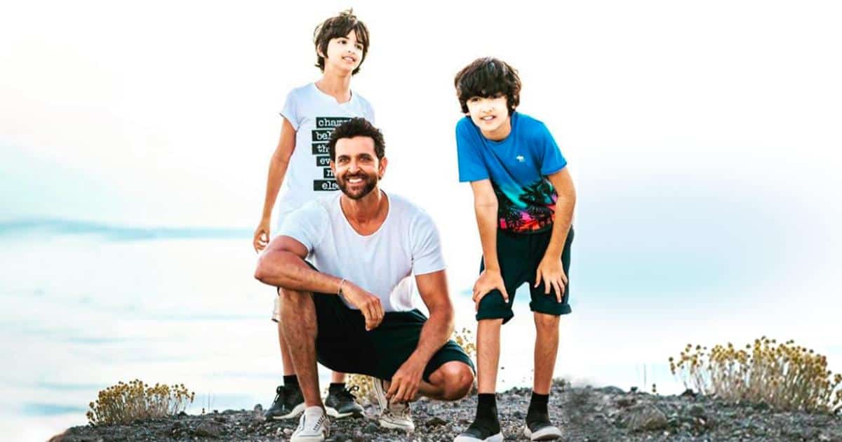 Hrithik Roshan Motivates His Son Hridaan To Overcome Fear Of Heights: "You Know How To Control The Brain"