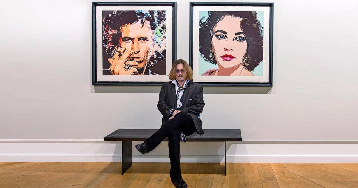 Johnny Depp Ends Up Crashing Website With High Demand As She Sells His Artwork For Whopping $3.5 Million!